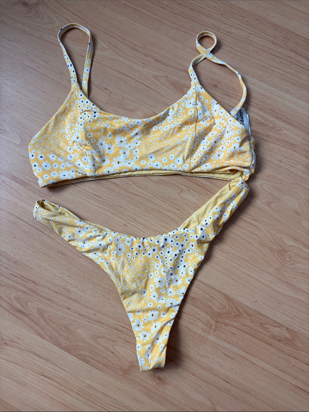 Dippin' Daisy's Yellow Floral Bikini Set
